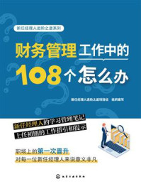 《新任经理人进阶之道系列：财务管理工作中的108个怎么办》-新任经理人进阶之道项目组