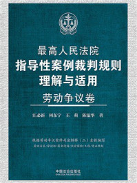 《最高人民法院指导性案例裁判规则理解与适用：劳动争议卷》-江必新
