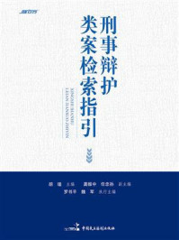 《刑事辩护类案检索指引》-胡瑾