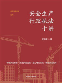 《安全生产行政执法十讲》-代海军 《安全生产行政执法十讲》-代海军